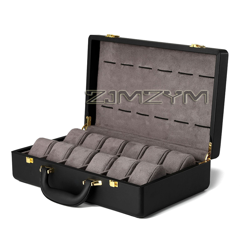 Horlogebox met 12 vakken voor  - Luxury Watch Storage recensie en prijs