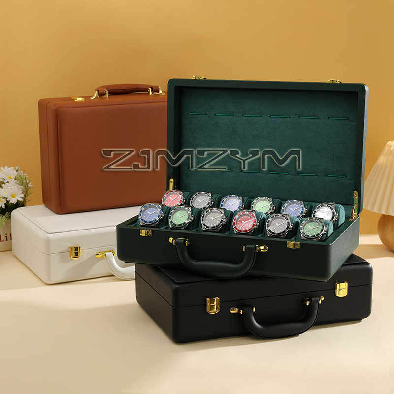 Horlogebox met 12 vakken voor  - Luxury Watch Storage recensie en prijs